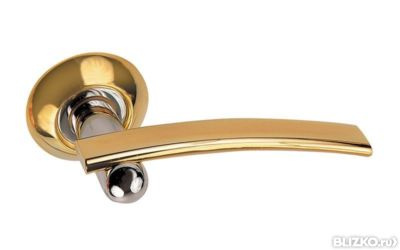 Ручка для межкомнатной двери ARCHIE S010 L 22 золото