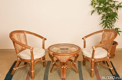 Комплект для террасы плетёный из ротанга 22/20