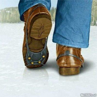Ледоходы для обуви зимняя подкова 4 шипа