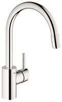 Смеситель Concetto New Для Кухни С Выдвижным Изливом Grohe