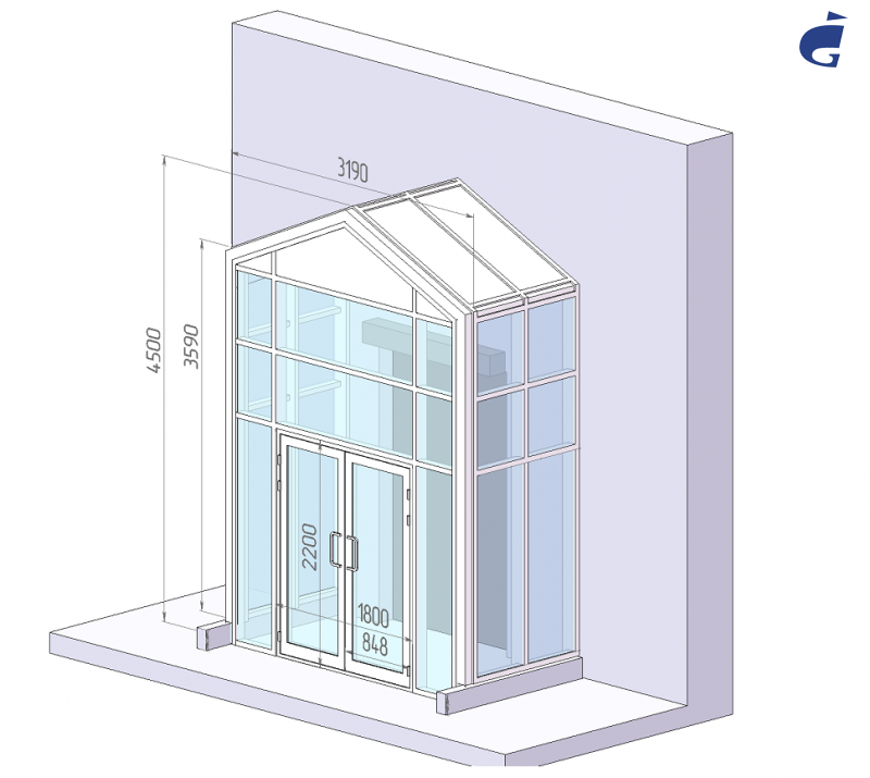 Ширина стекла. Конструкция входной группы. Чертежи входной группы из алюминиевого профиля. Тамбур ПВХ конструкция. Тамбур стеклянный наружный конструкция.
