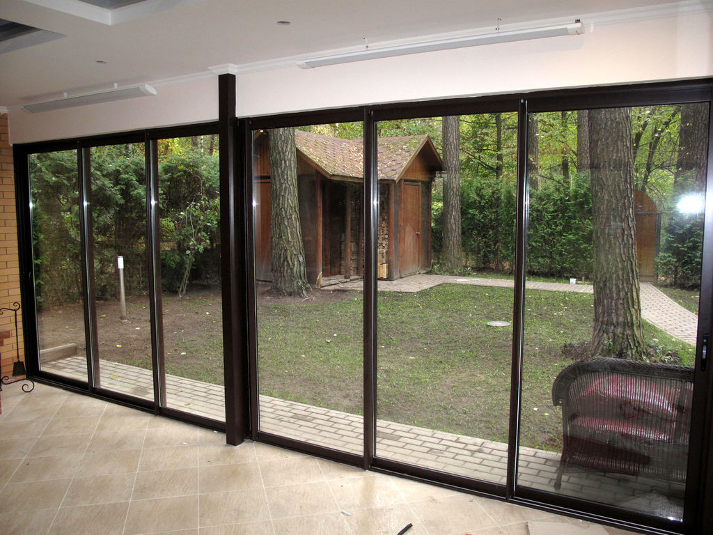 Klizna aluminijska vrata za verande, terase, sjenice
