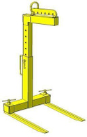 Захват для подъема поддонов раздвижной