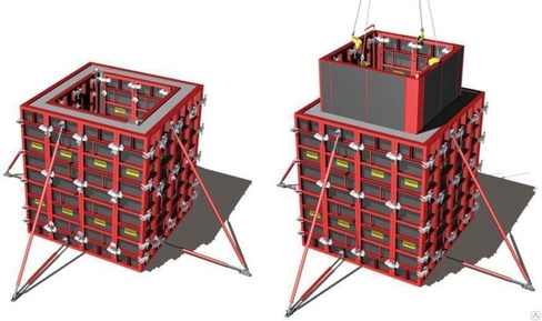 Опалубка для лифтовых шахт