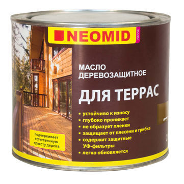 Масло для террас Неомид (Neomid) 2 л