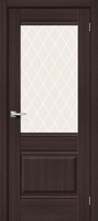 Дверь межкомнатная Прима-3 Wenge Veralinga White Сrystal mr.wood