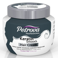 Кератиновый крем для волос разглаживающий "KERATIN SMOOTH" Professional Petrova, 500 мл PETROVA
