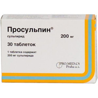 Просульпин таблетки 200мг 30шт Pro.Med.Cs