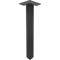 Ножка для стола Лофт Классика 710 мм, цвет черный Без бренда None