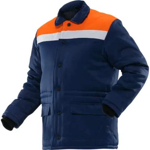 Куртка рабочая утепленная Зимовка цвет темно-синий/оранжевый размер L рост 170-176 см Без бренда 103-0032-27 Зимовка