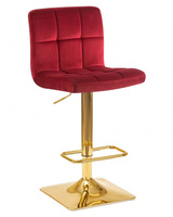 Барный стул Лого-М DOBRIN GOLDIE бордовый (MJ9-43)