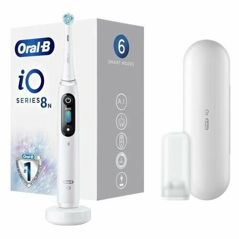Электрическая зубная щетка Oral-B iO Series 8 Limited Edition насадки для щётки: 1шт, цвет: белый
