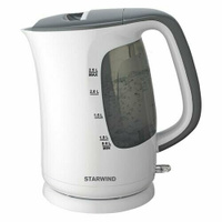Чайник электрический StarWind SKG3025, 2200Вт, белый и серый STARWIND