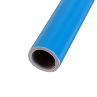 Пленка самоклеящаяся, голубая, 0.45 м х 3 м, 8 мкр Calligrata