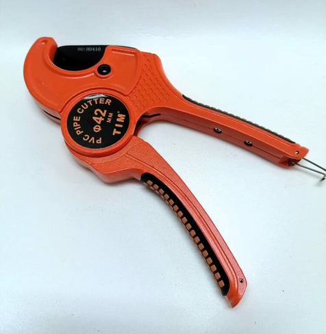 Ножницы для резки полипропиленовых труб, Ф 16-42 мм, оранжевые, арт.TIM154