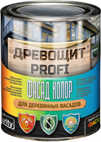 Грунт-краска с защитой от плесени Древощит PROFI Фасад Колор База А 0,9 кг