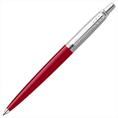 Ручка шариковая PARKER Jotter Orig Red корпус красный детали нержавеющая сталь синяя RG0033330