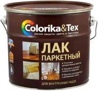 Лак паркетный алкидно уретановый Colorika & Tex Premium 2.7 л полуматовый