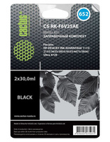 Заправочный набор Cactus CS-RK-F6V25AE черный 60мл для HP DJ Ink Adv 1115/2135/3635/3835/4535