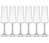 Набор бокалов для шампанского XTRA 6шт 210мл CRYSTALEX CR210104X