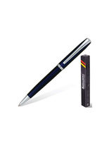 Ручка бизнес-класса шариковая BRAUBERG Cayman Blue, корпус синий, узел 1 мм, линия письма 0,7 мм, синяя, 141409