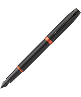 Ручка перьев. Parker IM Vibrant Rings F315 (CW2172944) Flame Orange PVD M сталь нержавеющая подар.кор. стреловидный пиш.