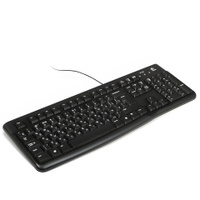 Клавиатура проводная LOGITECH K120 USB 104 клавиши черная 920-002522