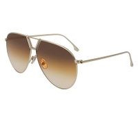 Солнцезащитные очки VICTORIA BECKHAM VB208S GOLD/BROWN (2432416410702)