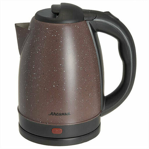 Чайник электрический 1500 Вт, 1,8 л аксинья КС-1015 коричневый Аксинья