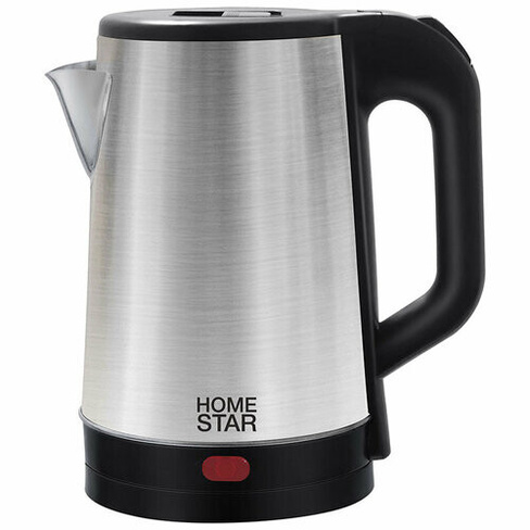 Чайник Homestar HS-1041 (1,8 л) стальной, черный (105220) HOMESTAR