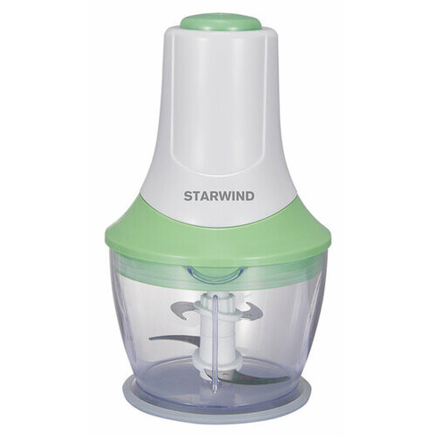 Измельчитель электрический Starwind SCP2010 1л. 250Вт бело-зеленый STARWIND