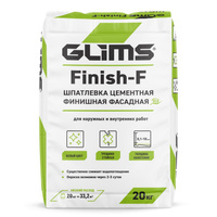 Цементная шпатлевка GLIMS Finish-F