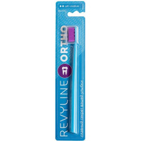 Зубная щетка Revyline SM6000 Ortho/Ортодонтическая, для брекетов, голубая/фиолетовая