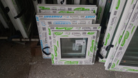 Окно пластиковое одностворчатое Novoline 60 Green system белый 500х500 мм