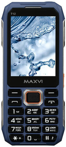 Сотовый телефон MAXVI T12DarkBlue