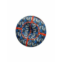 Санки надувные "Ватрушка" D-1,1 м (с рисунком) с молнией Noname