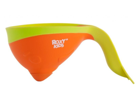 Ковшик для ванны Roxy-kids "Flipper" с лейкой 0,65 л (оранжевый) Roxy Kids