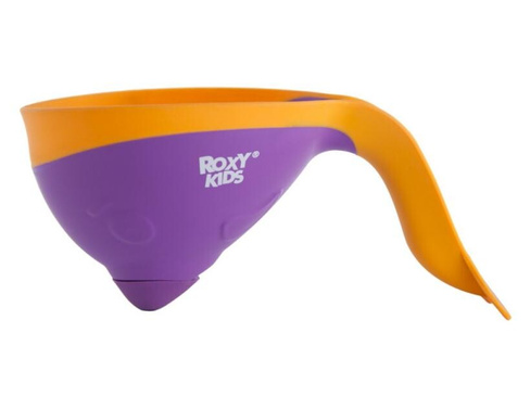 Ковшик для ванны Roxy-kids "Flipper" с лейкой 0,65 л (фиолетовый) Roxy Kids